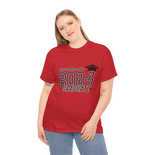 Proud Mom Of 2024 Graduate Shirt | Proud Graduate 2024 Shirts | Proud Senior Shirt | Grad Mom Shirt