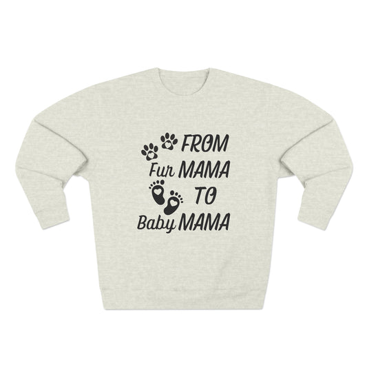 From Fur Mama To Baby Mama | Gift for Expecting Mom | To Human Mama | New Mom Gifts | Baby Announcement | Pregnancy Reveal | from Fur baby