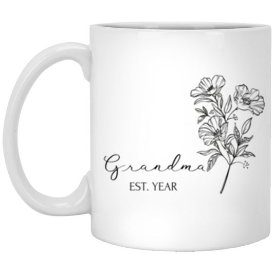 Custom Grandma Mug | Personalized Grandmothers Gift | Mothers Day Gift | Gift For Grandmother