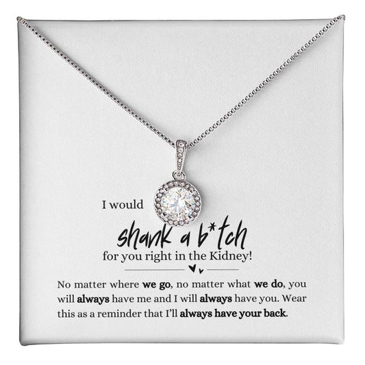 Funny Best Galentines day gift l Friend Gift for Birthday Gift for Sister | Birthday Gift for Her | Funny Gift for Women | Friendship Jewelry Gift for Friend Necklace [Eternal Hope Necklace]